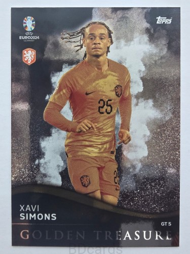 2024 Topps Euro Xavi Simons Holandia Golden Treasure /F