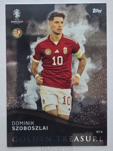 2024 Topps Euro Dominik Szoboszlai Węgry Golden Treasure /F