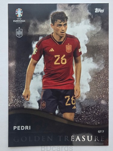 2024 Topps Euro Pedri Hiszpania Golden Treasure /F