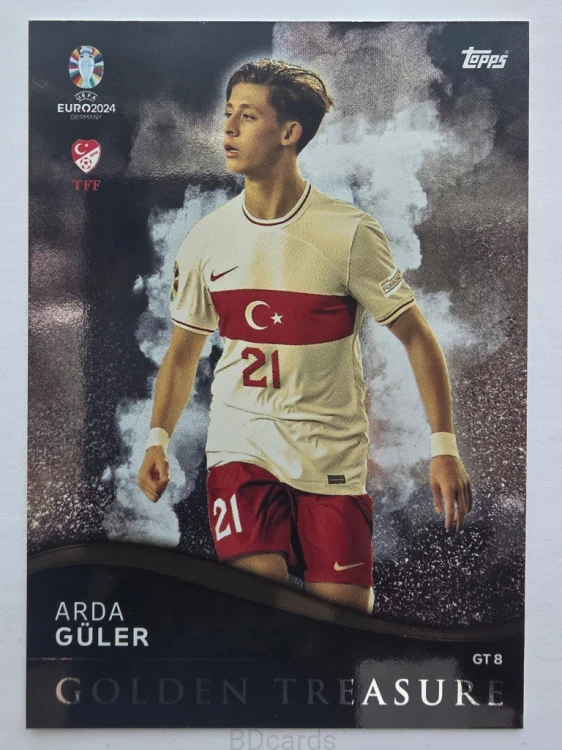 2024 Topps Euro Arda Guler Turcja Golden Treasure /F