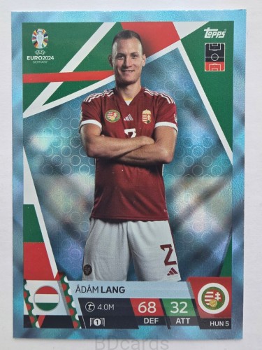 2024 Topps Euro Adam Lang Węgry Crystal /F