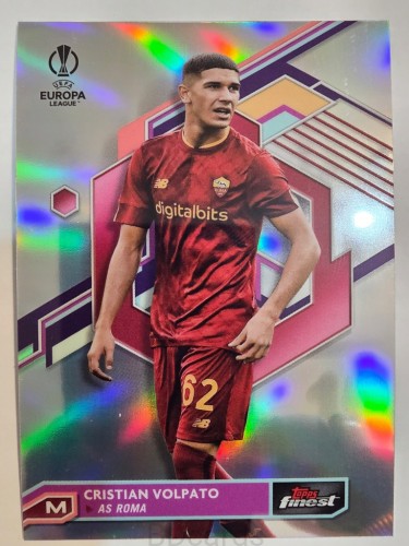 2022-23 Topps Finest Cristian Volpato AS Roma /A