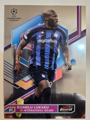 2022-23 Topps Finest Romelu Lukaku Inter /A