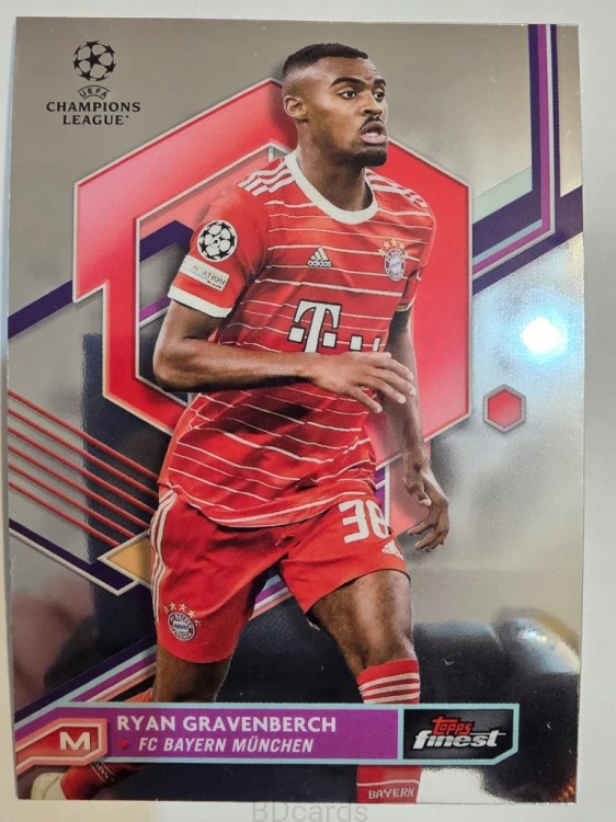 2022-23 Topps Finest Ryan Gravenberch Bayern Monachium /A