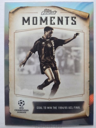 2022-23 Topps Finest Patick Kluivert Ajax Moments Legend /A