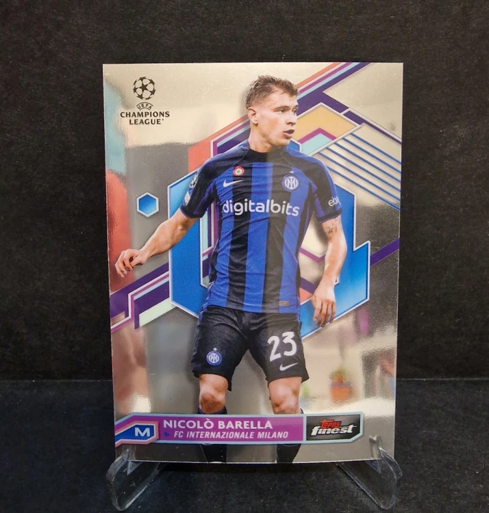 2022-23 Topps Finest Nicolo Barella FC Internazionale Milano/ ll25