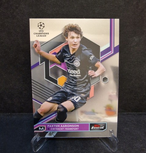 2022-23 Topps Finest Paxten Aaronson Eintracht Frankfurt/ ll24