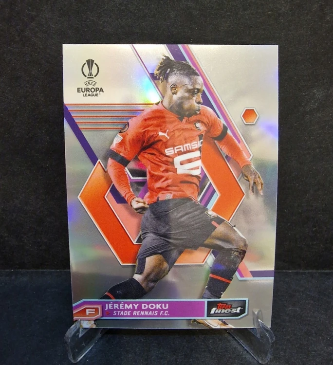 2022-23 Topps Finest Jeremy Doku Stade Rennais F.C. /ll22