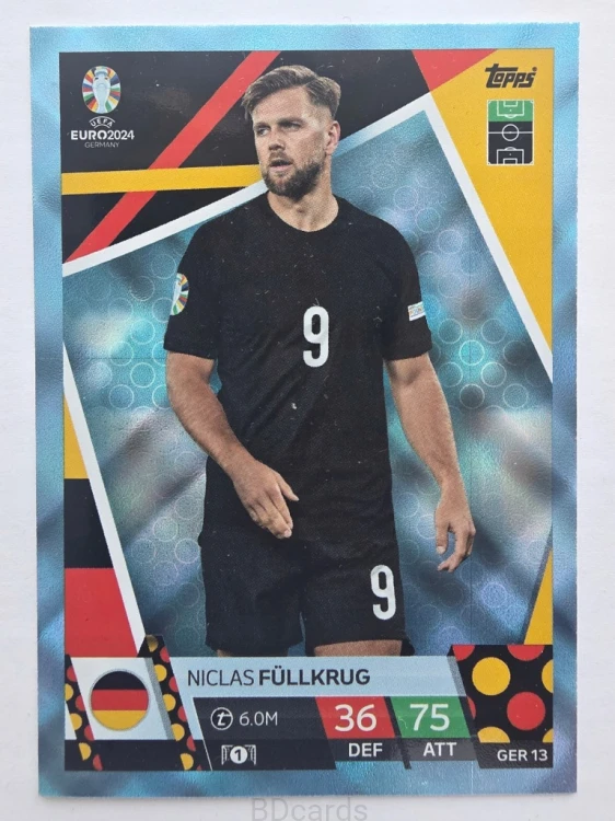 2024 Topps Euro Niclas Fullkrug Crystal /F