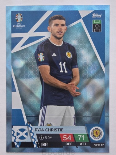 2024 Topps Euro Ryan Christie Szkocja Crystal /NU16
