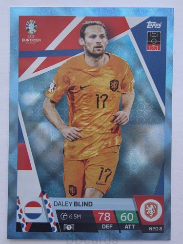 2024 Topps Euro Daley Blind Holandia Crystal /NU16