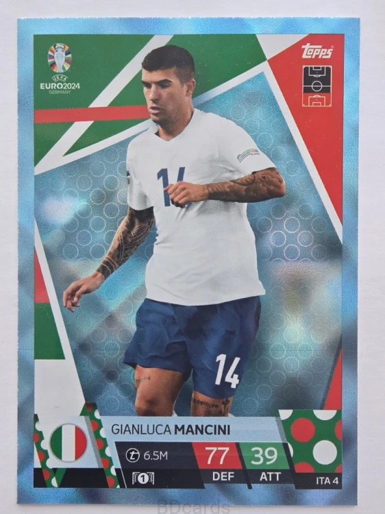 2024 Topps Euro Gianluca Mancini Włochy Crystal /NU17