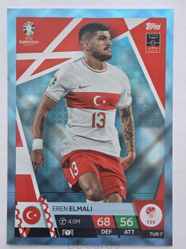 2024 Topps Euro Eren Elmali Turcja Crystal /NU17