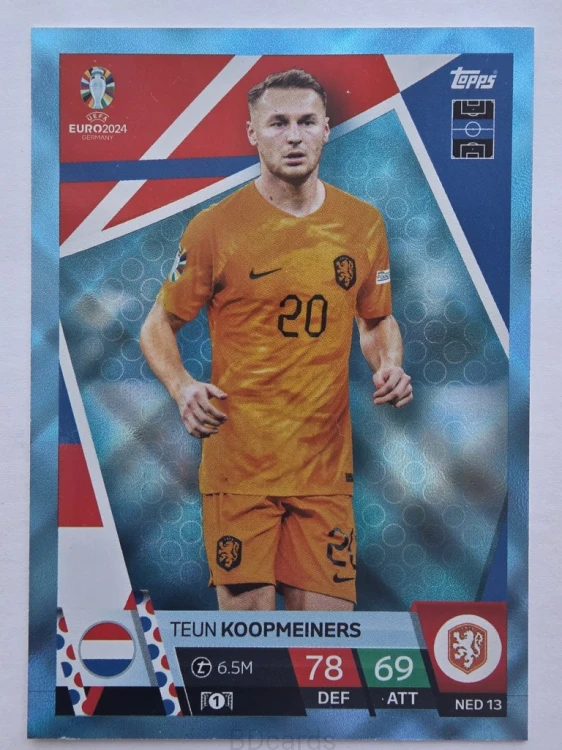 2024 Topps Euro Teun Koopmeiners Holandia Crystal /NU20