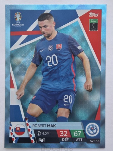 2024 Topps Euro Robert Mak Słowacja Crystal /NU21