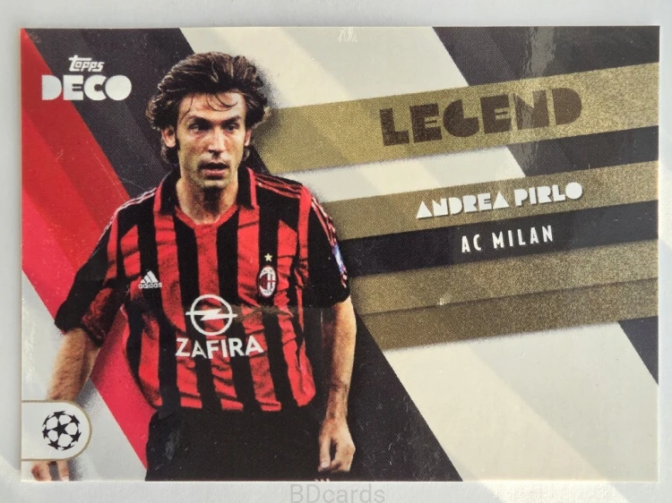 2021-22 Topps Deco Andrea Pirlo AC Milan Legends /O