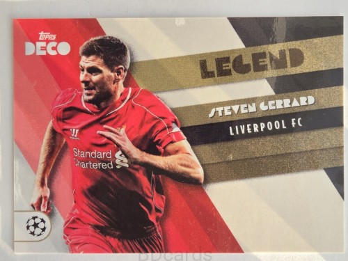 2021-22 Topps Deco Steven Gerard Liverpool Legends /O
