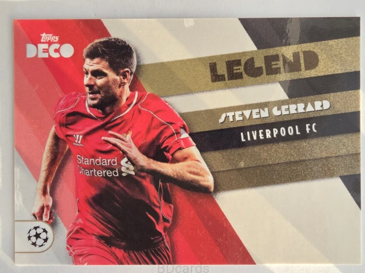 2021-22 Topps Deco Steven Gerard Liverpool Legends /O