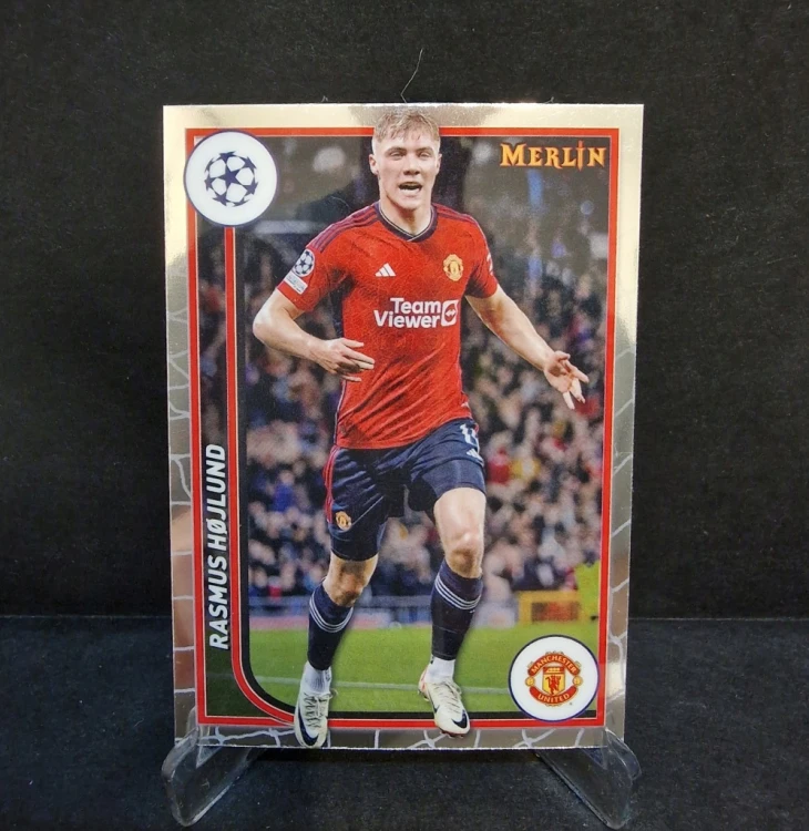 2023-24 Topps Chrome Merlin Rasmus Hojlund Manchester United /LL3