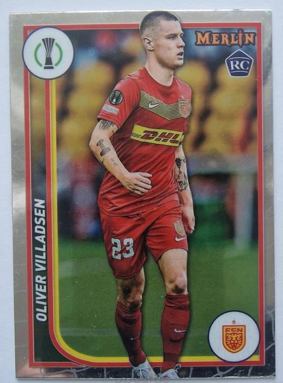 2023-24 Topps Chrome Merlin Olivier Villadsen Fc Nurnberg /B