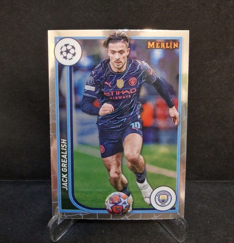 2023-24 Topps Chrome Merlin Jack Grealish Manchester City /LL6