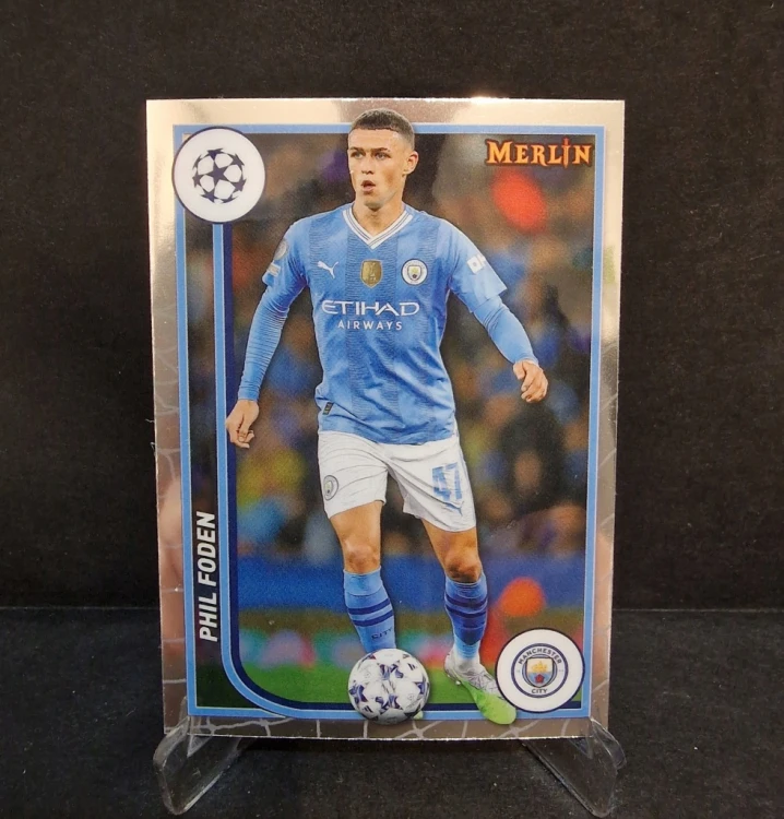 2023-24 Topps Chrome Merlin Phil Foden Manchester City /LL6