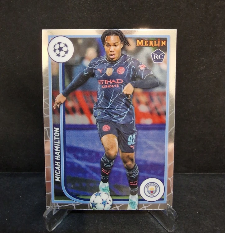 2023-24 Topps Chrome Merlin Micah Hamilton Manchester City /LL6
