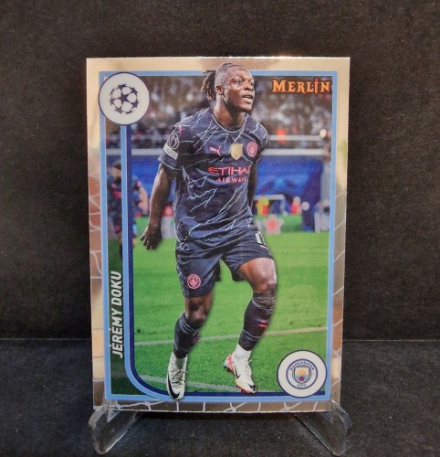 2023-24 Topps Chrome Merlin Jeremy Doku Manchester City /LL7