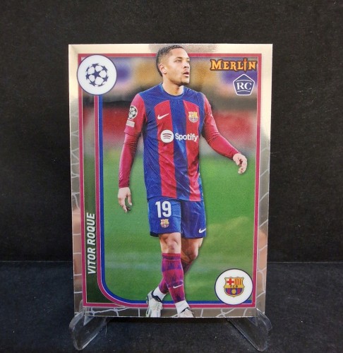 2023-24 Topps Chrome Merlin Victor Roque Fc Barcelona /LL8
