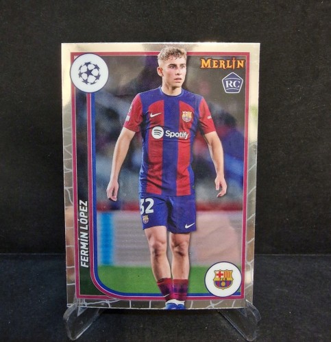 2023-24 Topps Chrome Merlin Fermin Lopez Fc Barcelona /LL8
