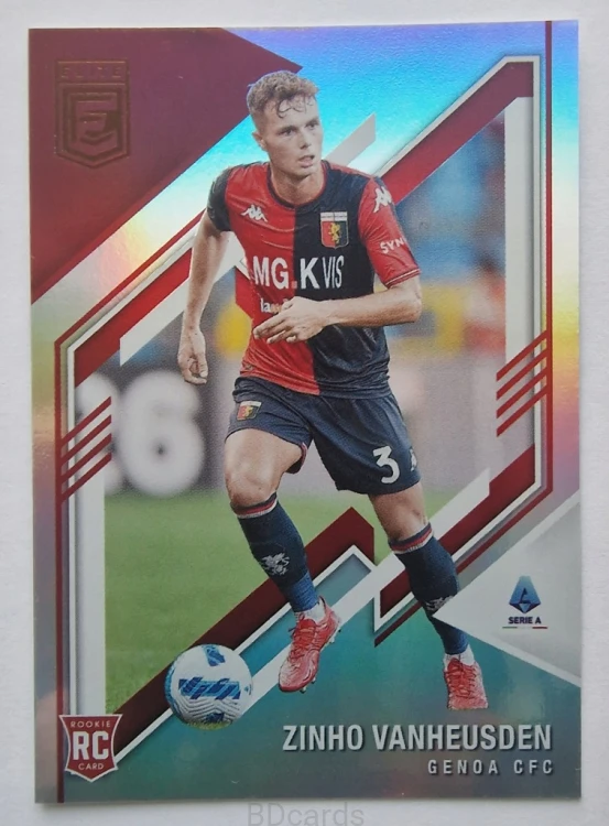 2021-22 Panini Donruss Elite Zinho Vanheusden Genoa /B