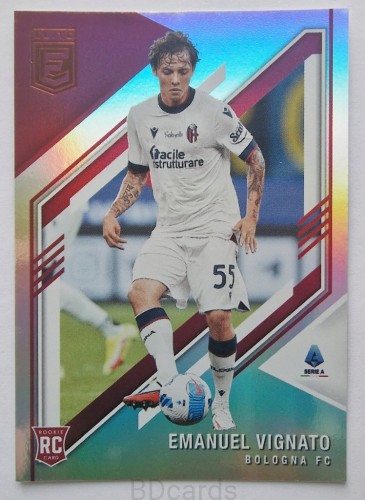 2021-22 Panini Donruss Elite Emanuel Vignato Bologna /B