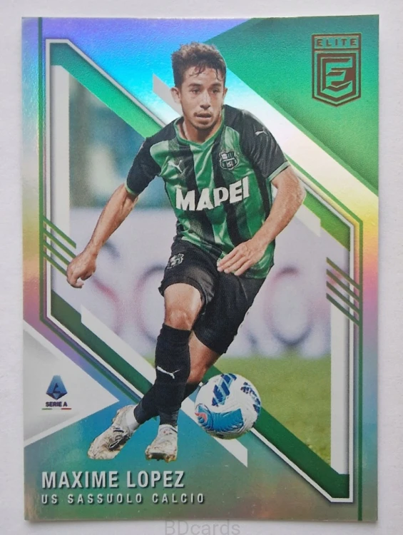 2021-22 Panini Donruss Elite Maxime Lopez Sassauolo /B