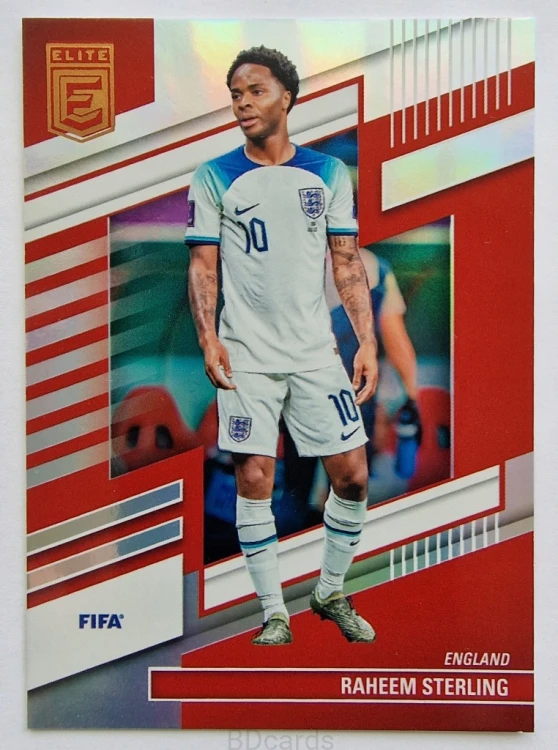 2022-23 Panini Donruss Elite Raheem Sterling Anglia /Y27