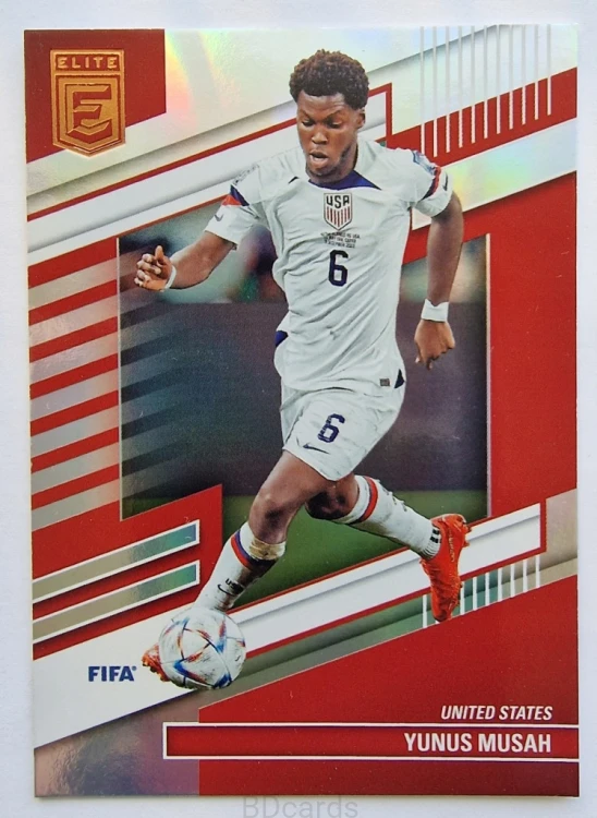 2022-23 Panini Donruss Elite Yunus Musah USA /Y34