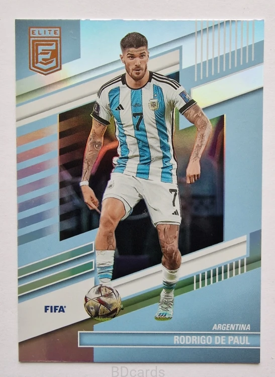 2022-23 Panini Donruss Elite Rodrigo De Paul Argentyna /B