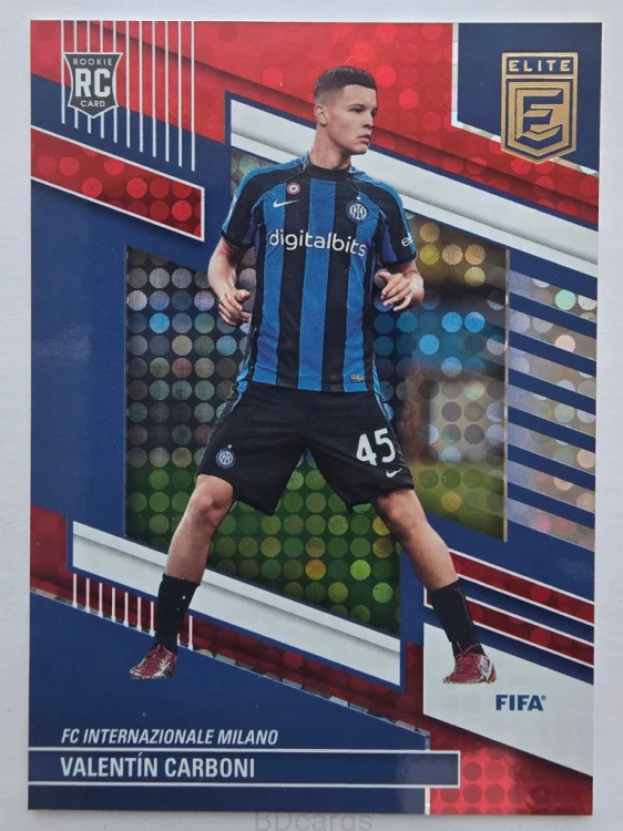 2022-23 Panini Donruss Elite Valentin Carboni Inter Disco /F
