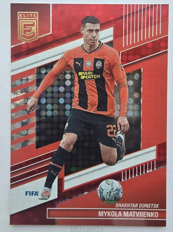 2022-23 Panini Donruss Elite Mykola Matviienko Shakhtar Disco /F
