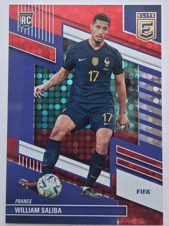 2022-23 Panini Donruss Elite Villiam Saliba Francja Disco /F