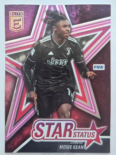 2022-23 Panini Donruss Elite Moise Kean Juventus Star /F