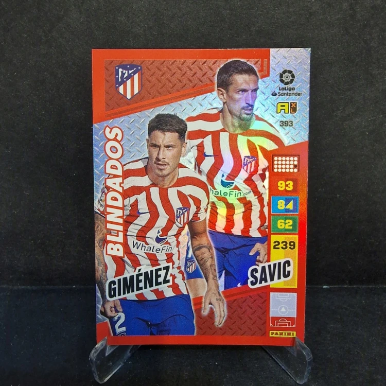 2022-23 Panini La Liga Gimenez Savic Atletico Madryt /PR19