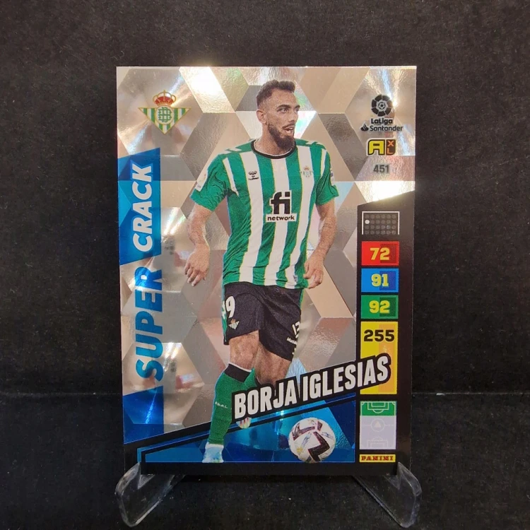 2022-23 Panini La Liga Iago Borja Iglesias Real Betis Crack /PR20