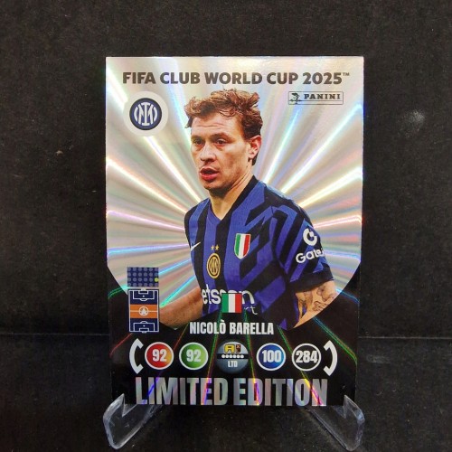 2025 Panini Fifa Club World Cup Nicolo Barella Inter Limited Edition /K41