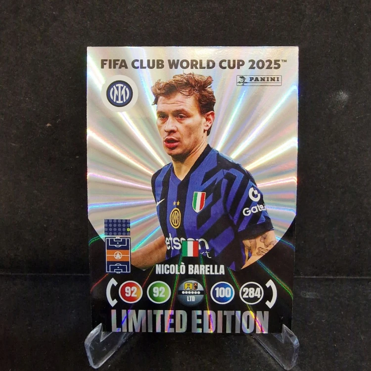 2025 Panini Fifa Club World Cup Nicolo Barella Inter Limited Edition /K41