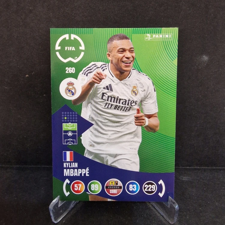 2025 Panini Fifa Club World Cup Kylian Mbappe Real Madryt /K39