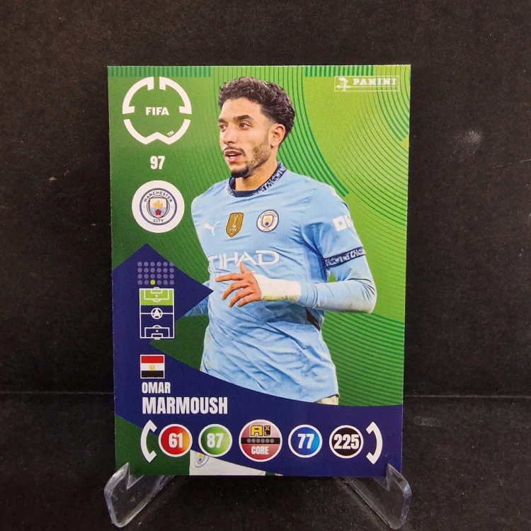 2025 Panini Fifa Club World Cup Omar Marmoush Manchester City /K39
