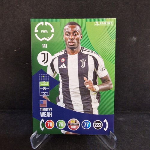 2025 Panini Fifa Club World Cup Timothy Weah Juventus /K40