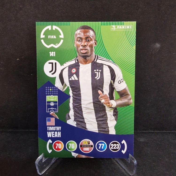 2025 Panini Fifa Club World Cup Timothy Weah Juventus /K40