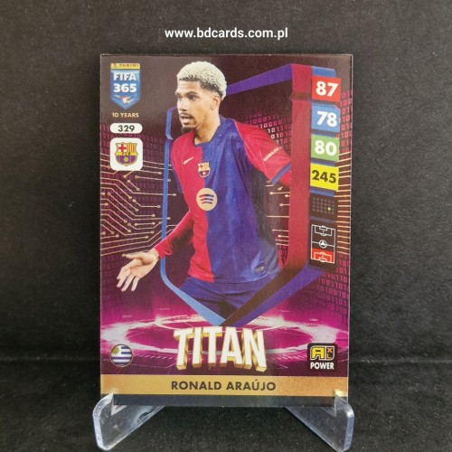 2025 Panini Adrenalyn XL Fifa 365 Ronald Araujo FC Barcelona Titan /FF10