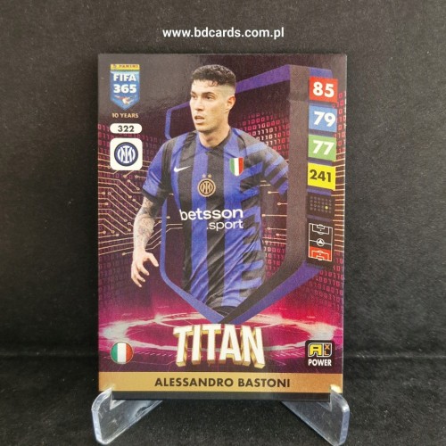 2025 Panini Adrenalyn XL Fifa 365 Bastoni Inter Titan /FF10